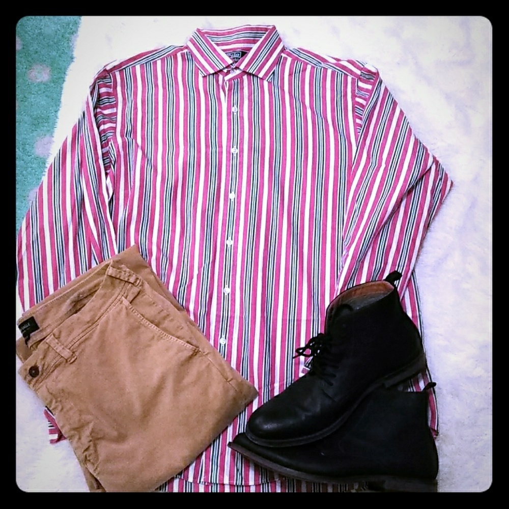 Old school button up Polo